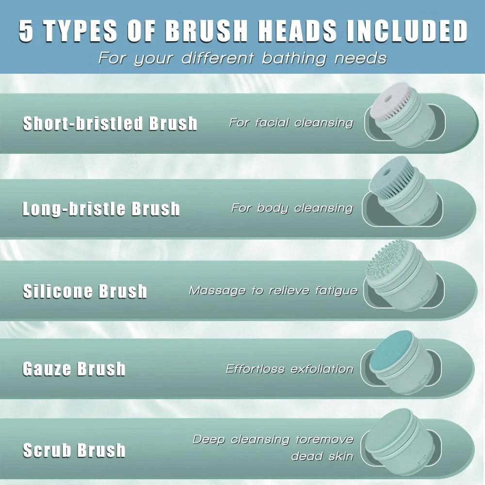 HAVENMARKT™ ELECTRIC BODY BRUSH BACK SCRUBBER FOR SHOWER