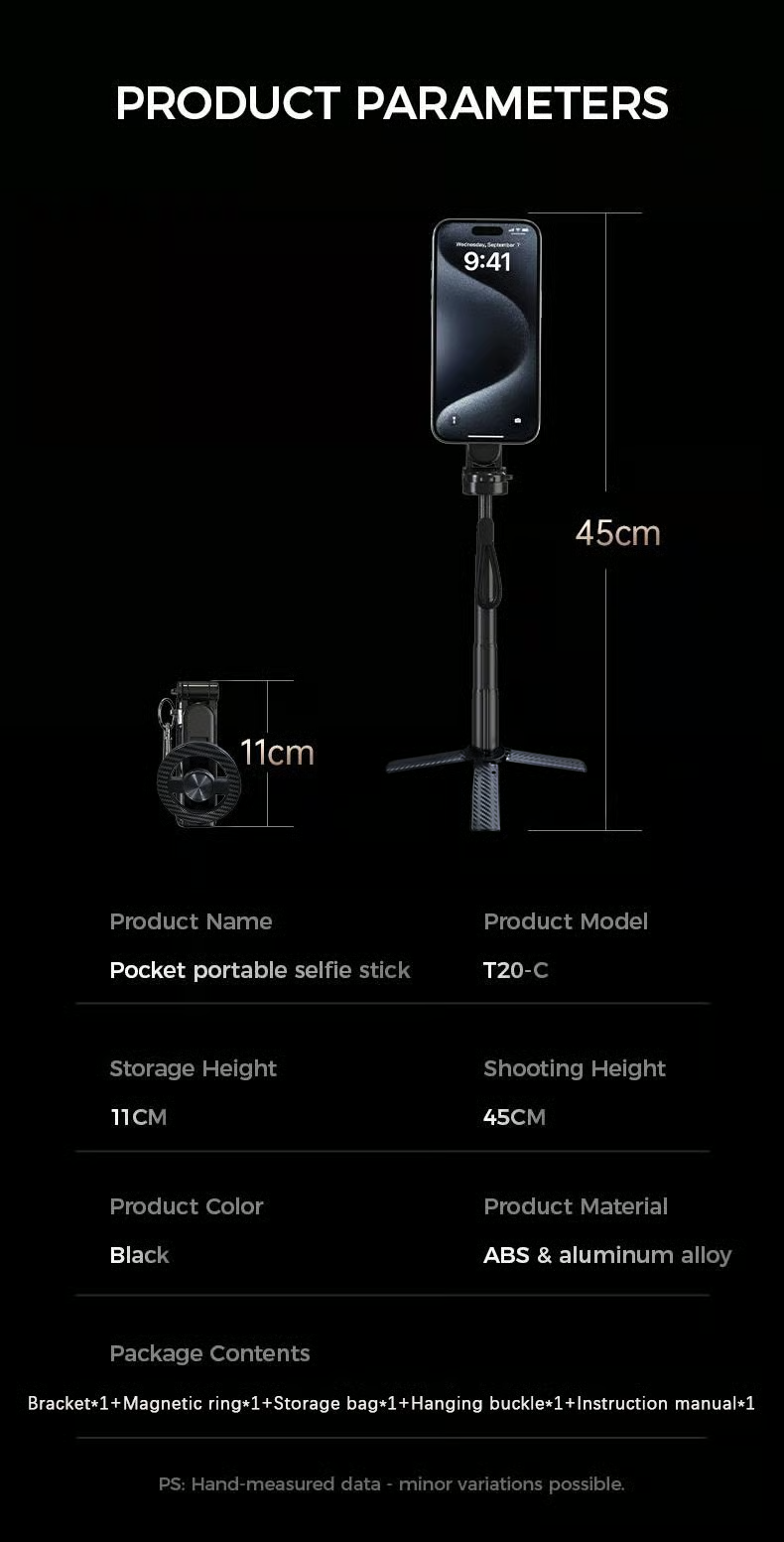 HAVENMARKT™ 360° MAGNETIC MULTIFUNCTIONAL SELFIE STICK