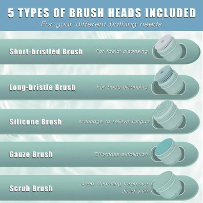 HAVENMARKT™ ELECTRIC BODY BRUSH BACK SCRUBBER FOR SHOWER