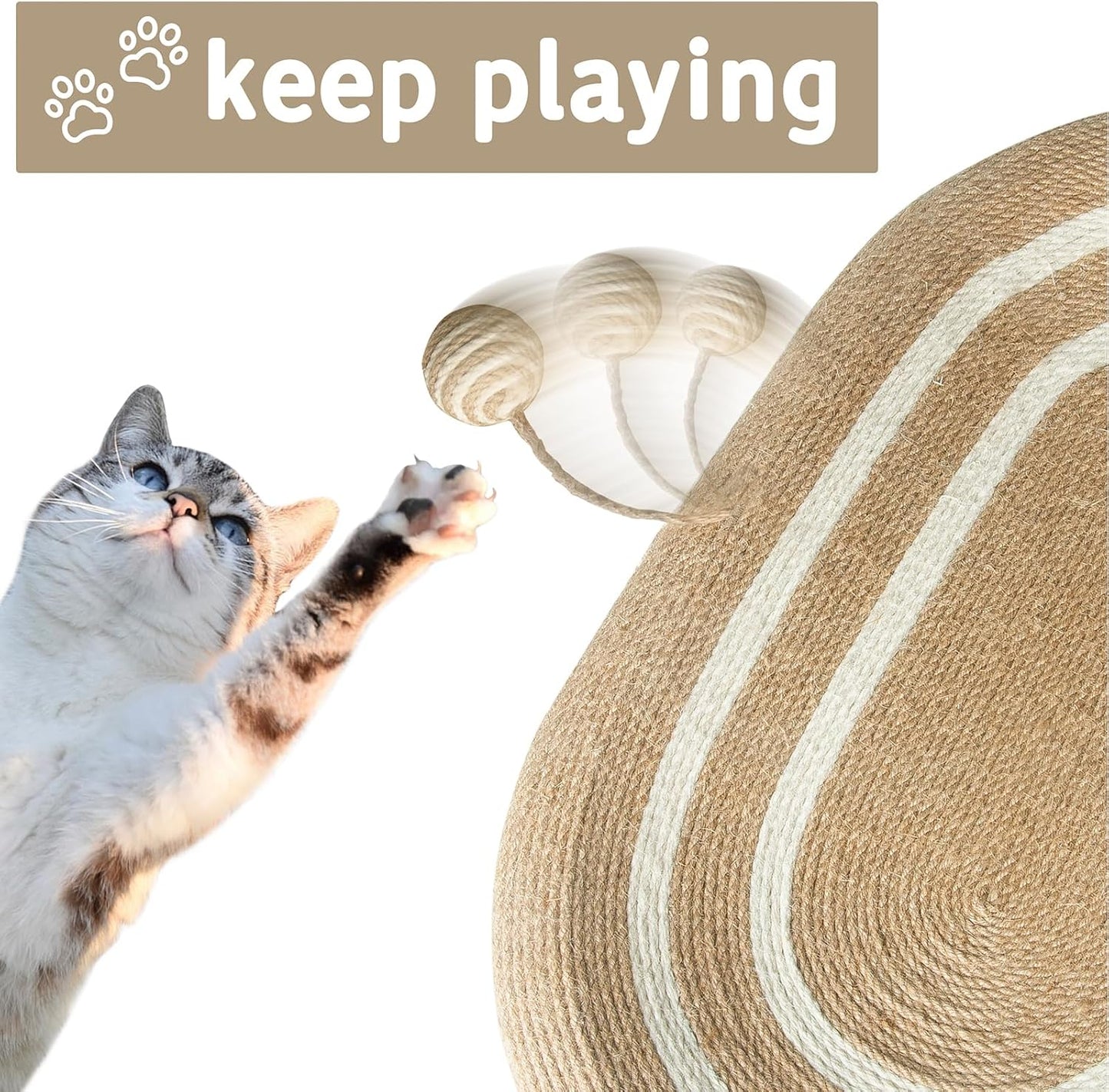 HAVENMARKT™ CAT SCRATCHER BED