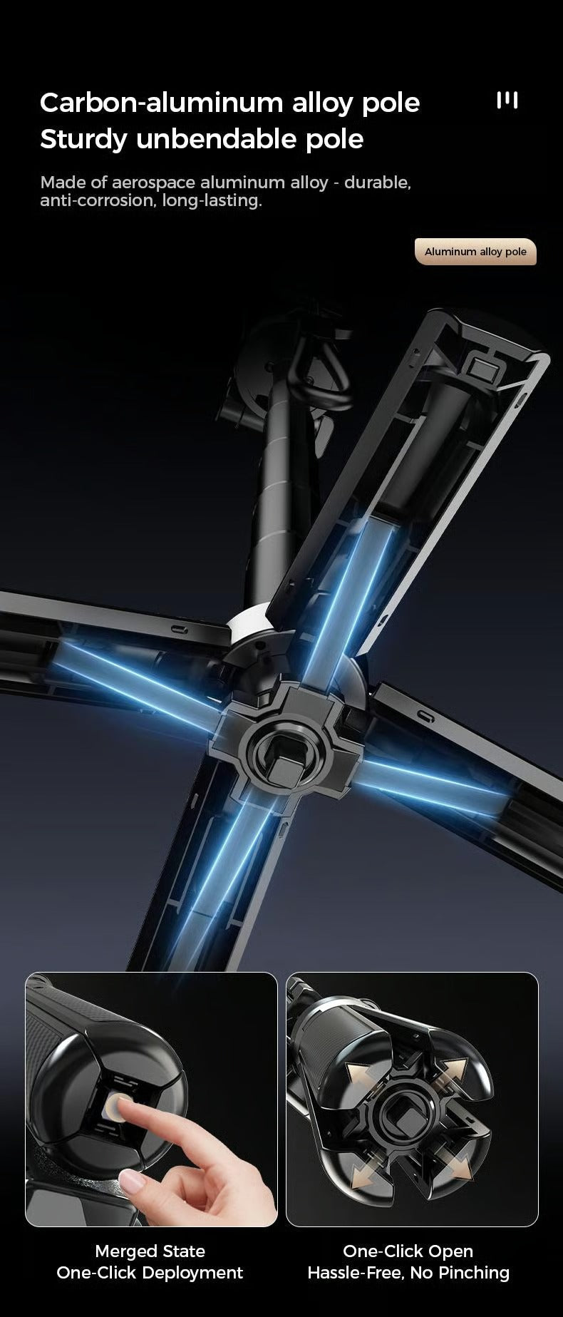 HAVENMARKT™ 360° MAGNETIC MULTIFUNCTIONAL SELFIE STICK