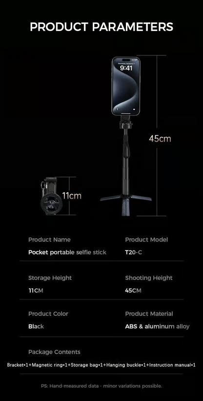 HAVENMARKT™ 360° MAGNETIC MULTIFUNCTIONAL SELFIE STICK
